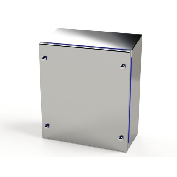 Fasteners Electrical Enclosures, 10-1/2 in H, 4 in D, 9-1/2 in W, NEMA 3R, 4, 4X, 12, 13